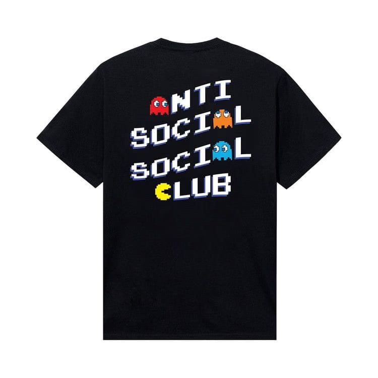 Anti Social Social Club x Pac Man Pixel T-Shirt Black