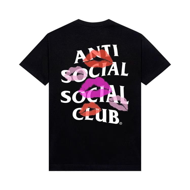 Anti Social Social Club Your Kiss T-Shirt Black