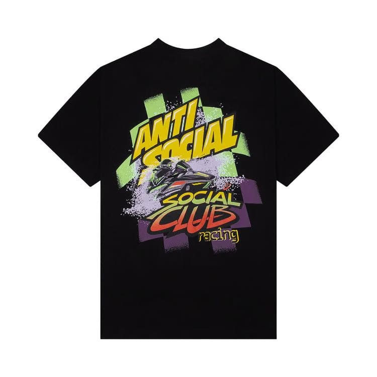 Anti Social Social Club Artic Snowmobile T-Shirt Black