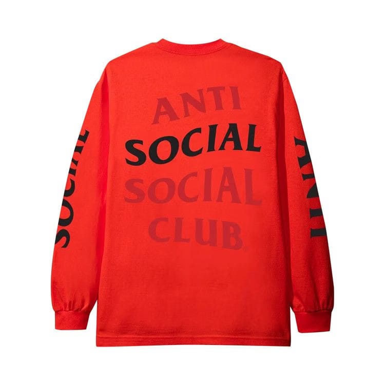 Anti Social Social Club Highlight Long-Sleeve T-Shirt Red