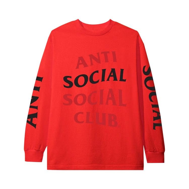 Anti Social Social Club Highlight Long-Sleeve T-Shirt Red