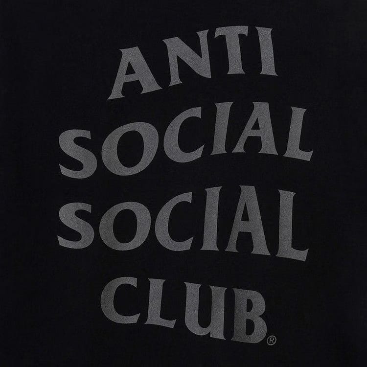 Anti Social Social Club Same But Different T-Shirt Black