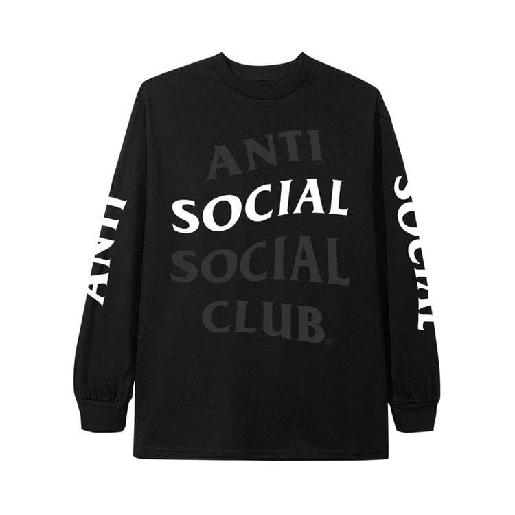 Anti Social Social Club Highlight Long-Sleeve T-Shirt Black