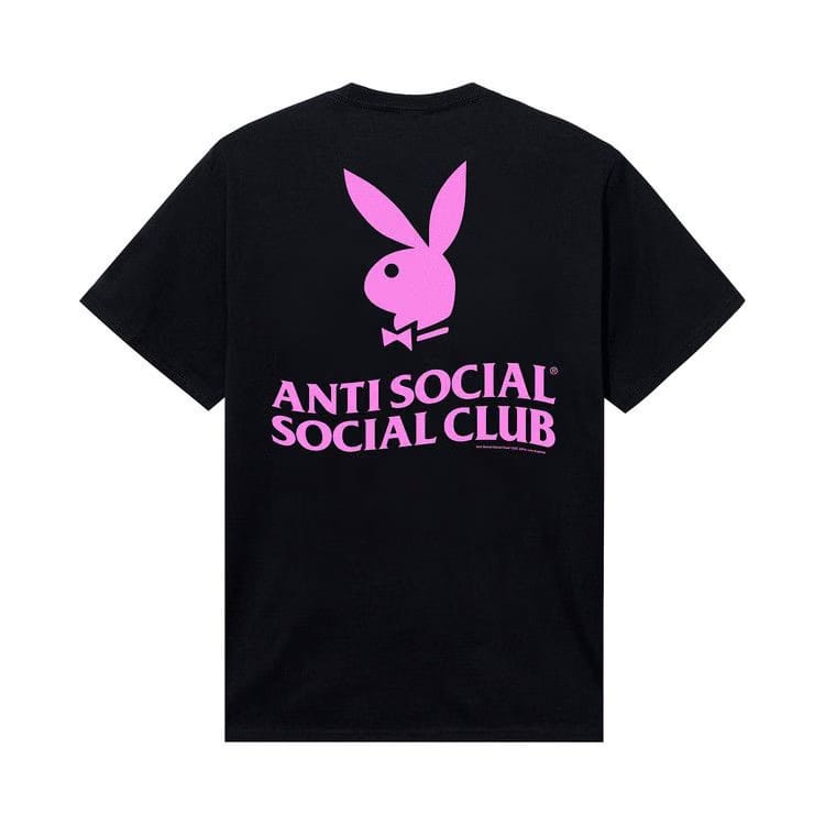 Anti Social Social Club x Playboy Read It T-Shirt Black