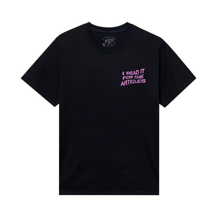 Anti Social Social Club x Playboy Read It T-Shirt Black
