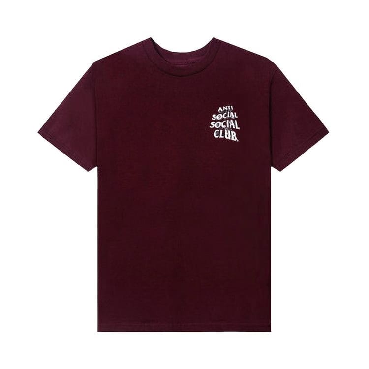 Anti Social Social Club Phanertic T-Shirt Burgundy