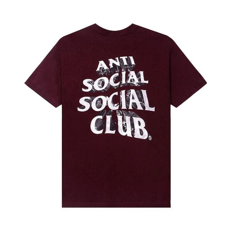 Anti Social Social Club Phanertic T-Shirt Burgundy