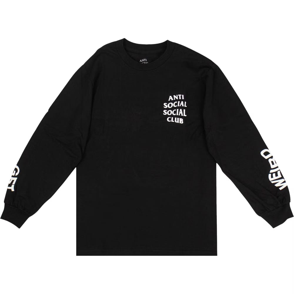 Anti Social Social Club Get Weird Long-Sleeve T-Shirt Black