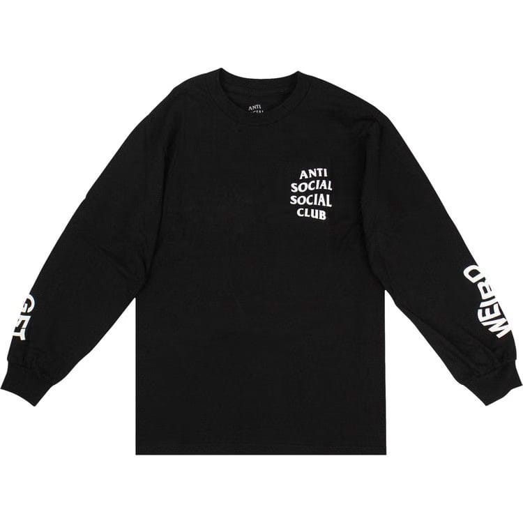 Anti Social Social Club Get Weird Long-Sleeve T-Shirt Black
