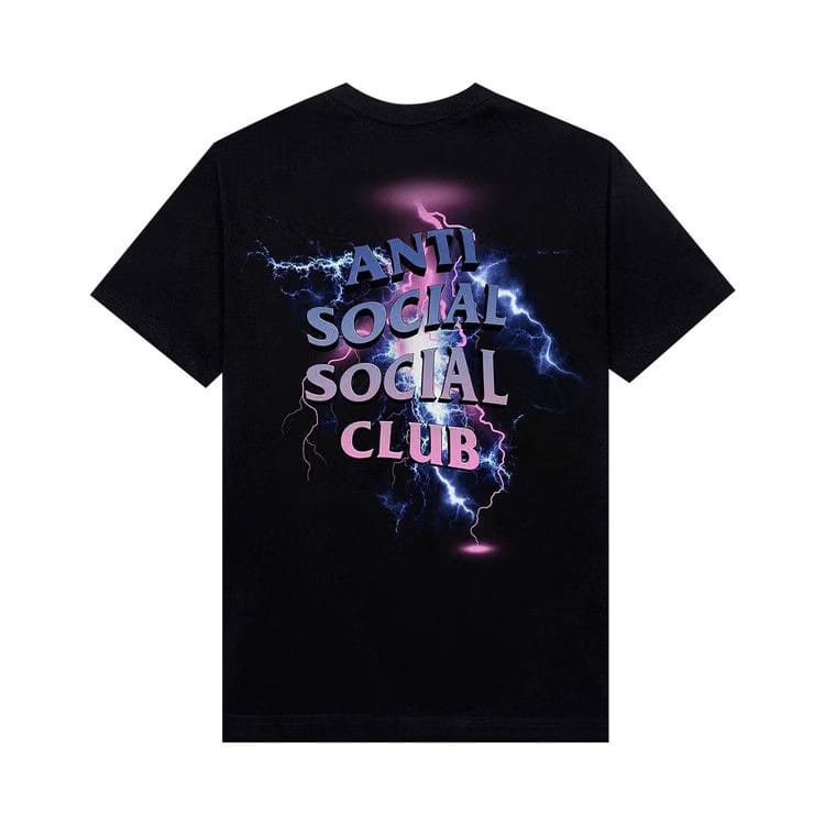 Anti Social Social Club x Fragment Bolt T-Shirt Black/Blue