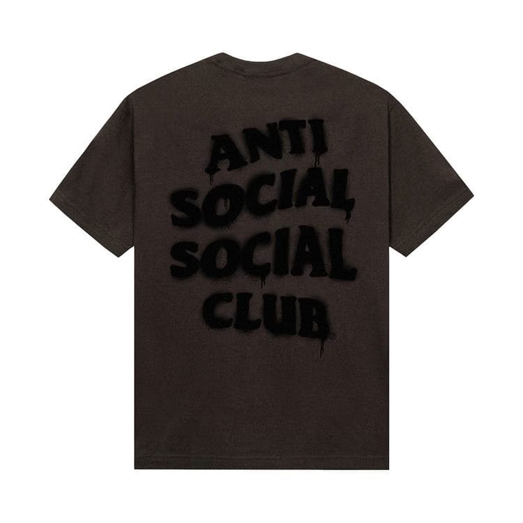 Anti Social Social Club x 2 Tone Burn It Down T-Shirt Brown