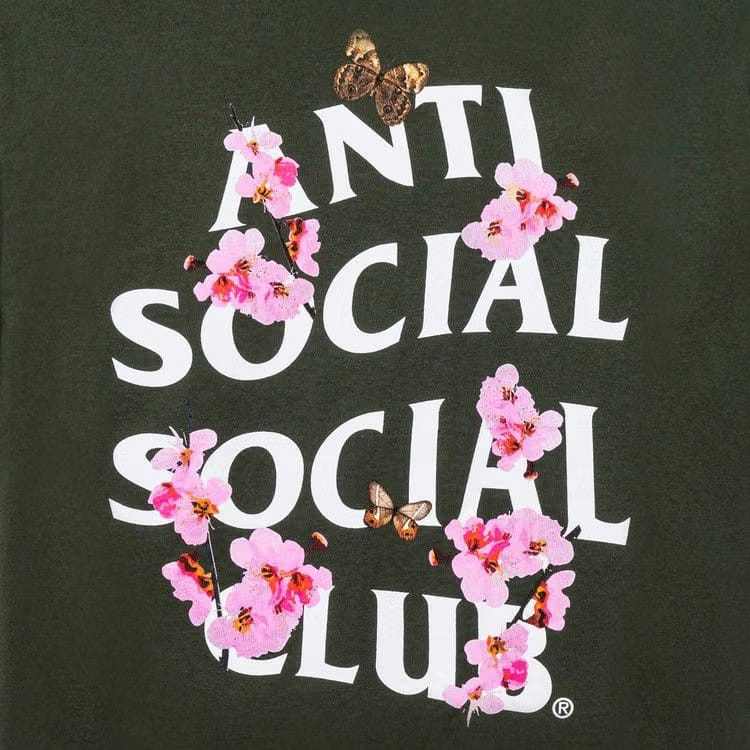 Anti Social Social Club Kkotch T-Shirt Olive