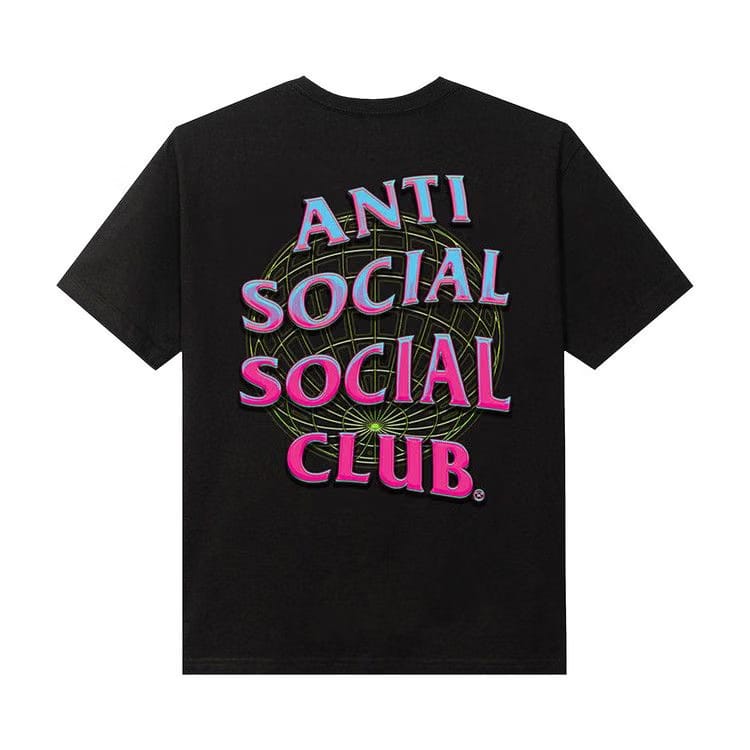 Anti Social Social Club ASSC Technologies Inc. 2001 T-Shirt Black