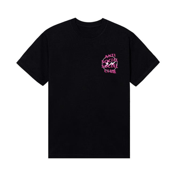 Anti Social Social Club x Fragment Design Half Tone Logo T-Shirt Black/Pink