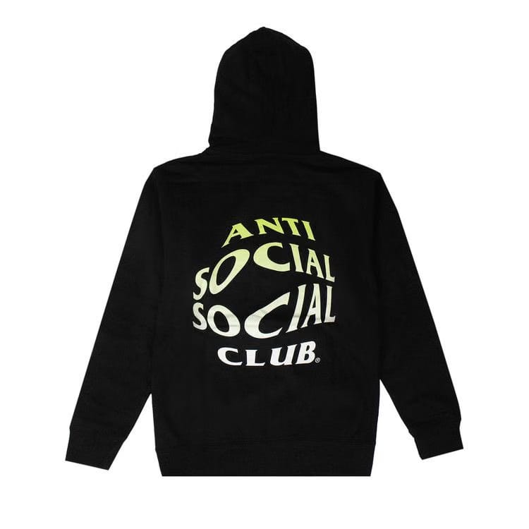 Anti Social Social Club Crystal Clear Hoodie Black