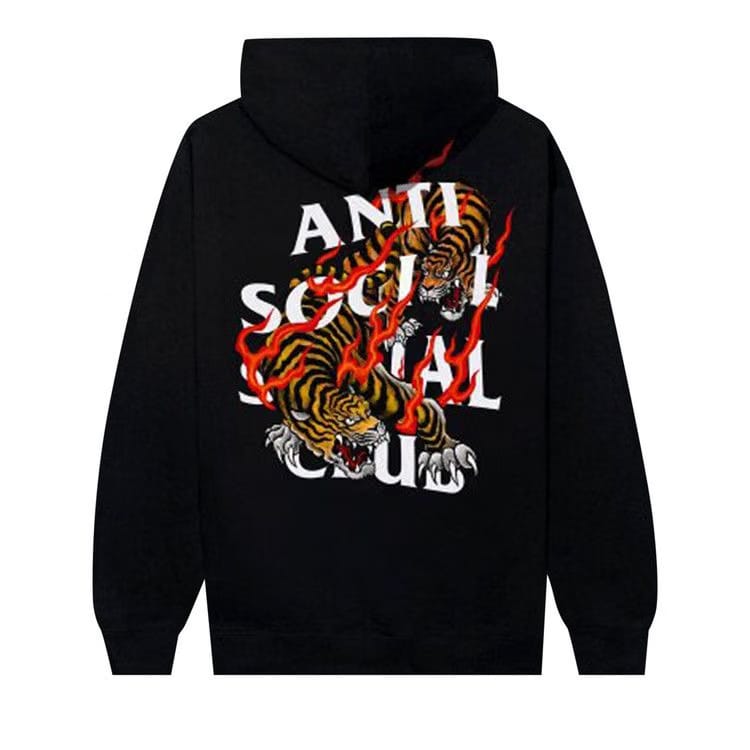Anti Social Social Club Tiger Blood Hoodie Black