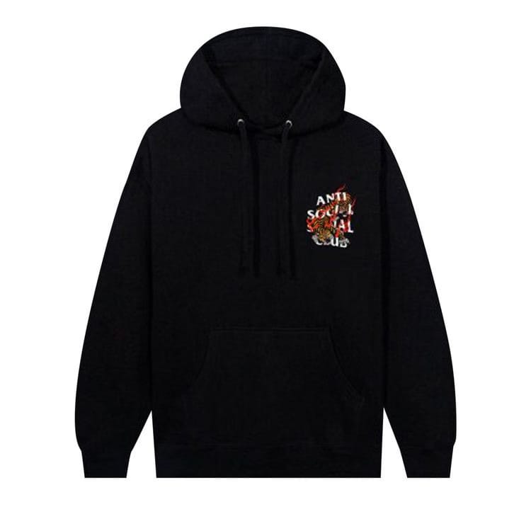Anti Social Social Club Tiger Blood Hoodie Black