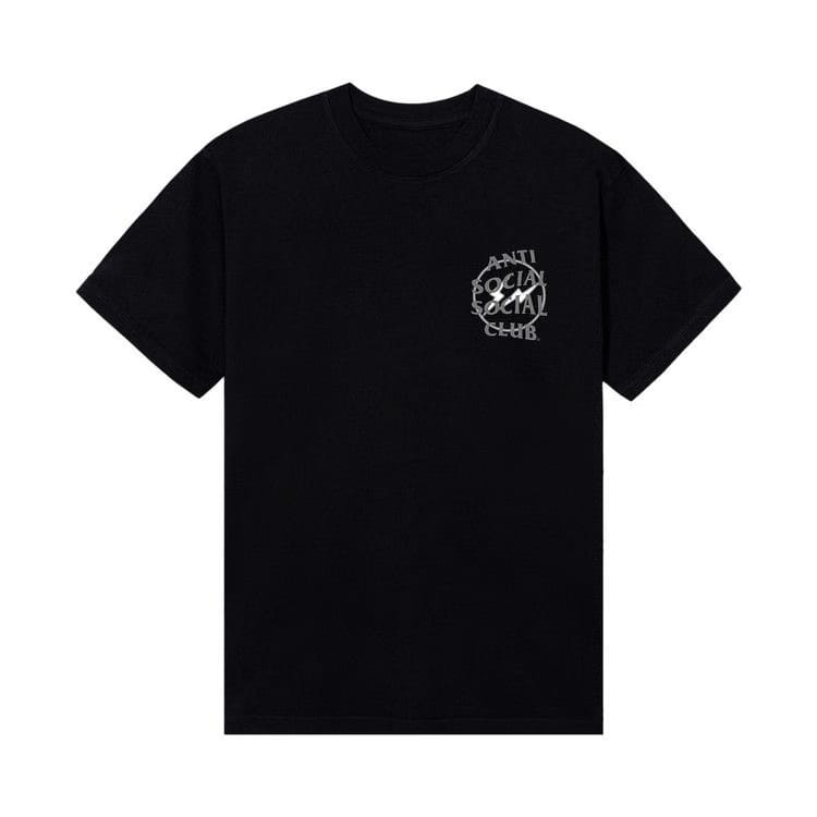 Anti Social Social Club x Fragment Design Half Tone Logo T-Shirt Black/Grey
