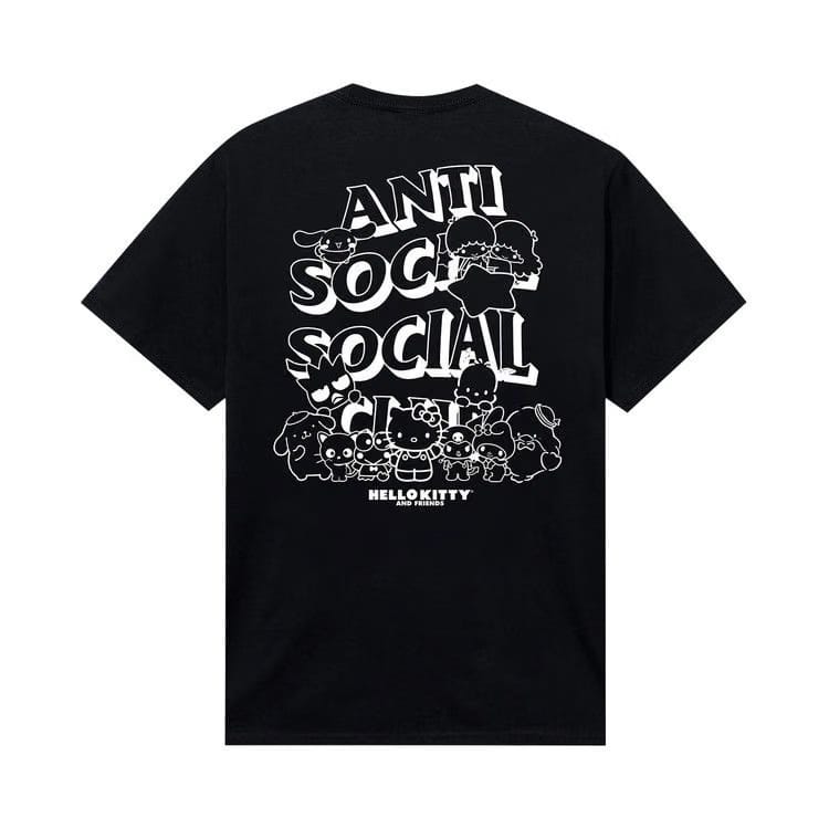 Anti Social Social Club x Hello Kitty Weird T-Shirt Black