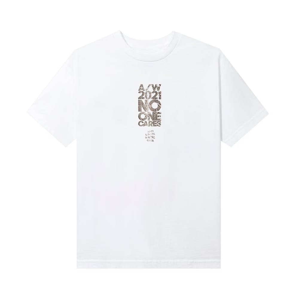 Anti Social Social Club No1 Curr T-Shirt White