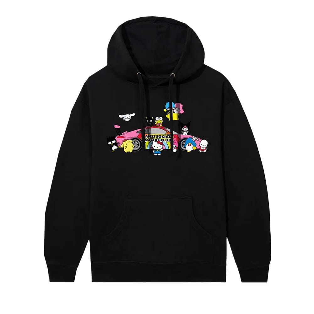 Anti Social Social Club x Hello Kitty Racing Hoodie Black
