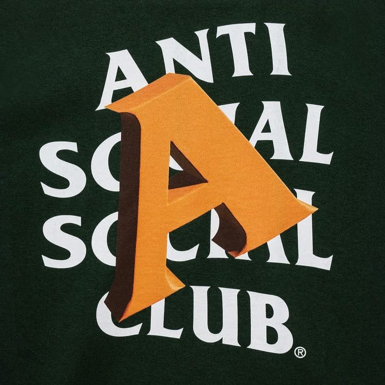 Anti Social Social Club A Is For T-Shirt Green