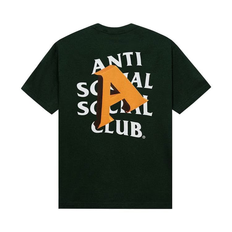 Anti Social Social Club A Is For T-Shirt Green