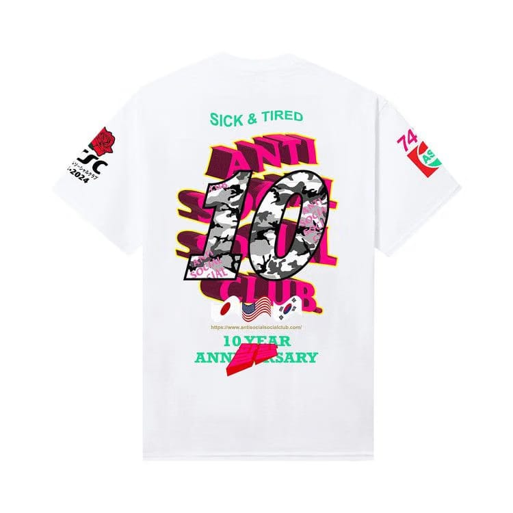 Anti Social Social Club Weird Years T-Shirt White
