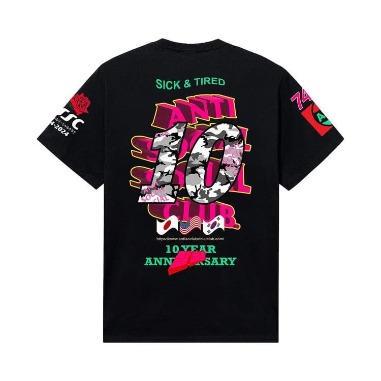 Anti Social Social Club Weird Years T-Shirt Black