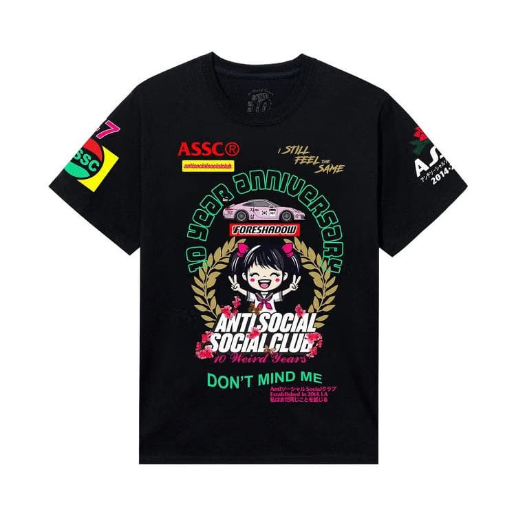 Anti Social Social Club Weird Years T-Shirt Black