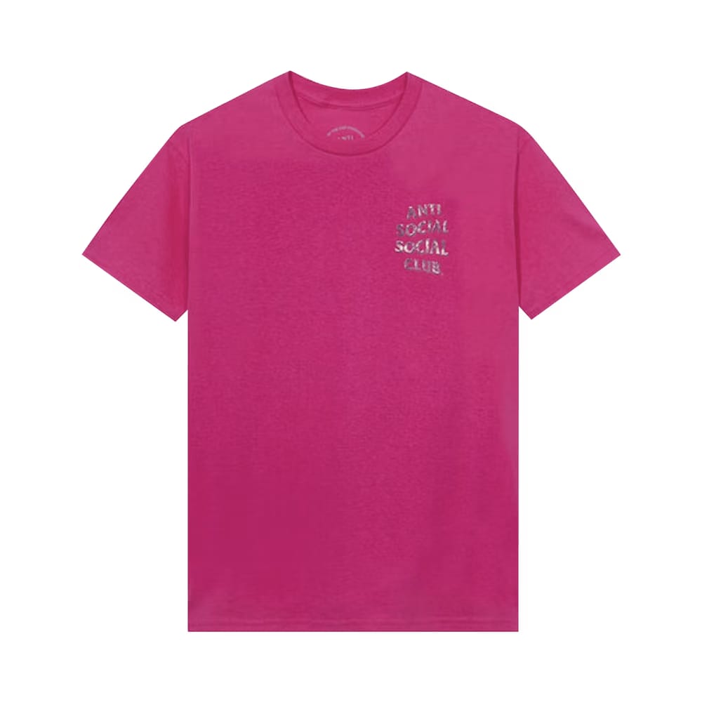 Anti Social Social Club Layer Lock Hot T-Shirt Pink