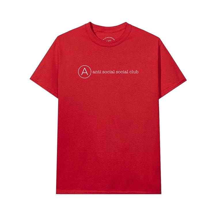 Anti Social Social Club Add Me T-Shirt Red