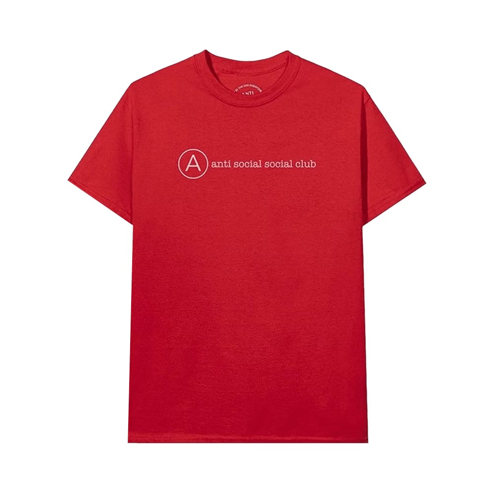 Anti Social Social Club Add Me T-Shirt Red