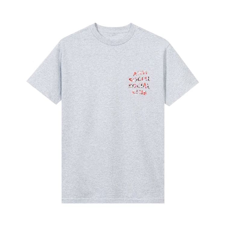 Anti Social Social Club Bed T-Shirt Grey