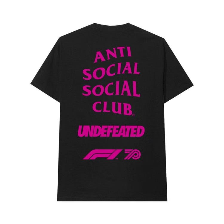 Anti Social Social Club x UNDFTD x F1 T-Shirt Black