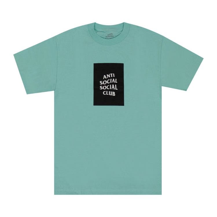 Anti Social Social Club Box Logo T-Shirt Teal