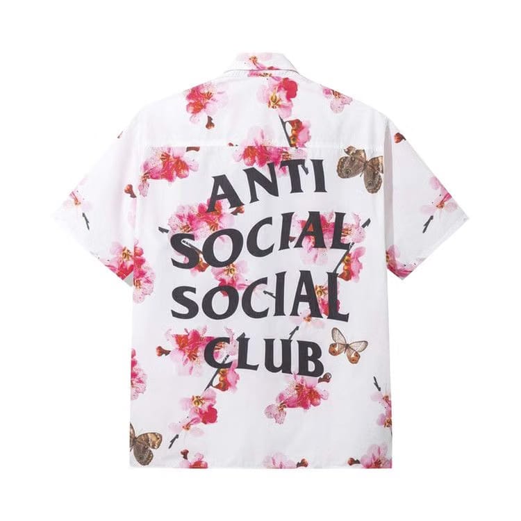Anti Social Social Club Woody Button Up White