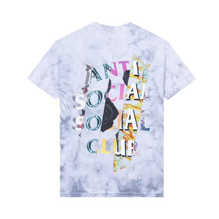 Anti Social Social Club Dissociative T-Shirt Grey Tie Dye