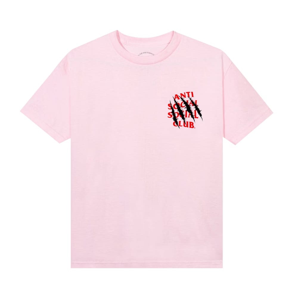 Anti Social Social Club After Us T-Shirt Pink