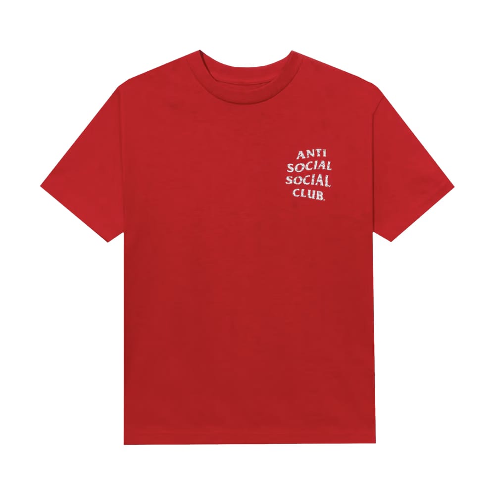 Anti Social Social Club x Case Study Flag T-Shirt Red