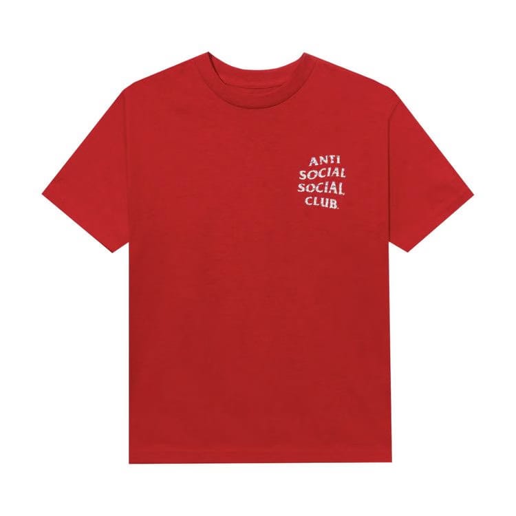 Anti Social Social Club x Case Study Flag T-Shirt Red