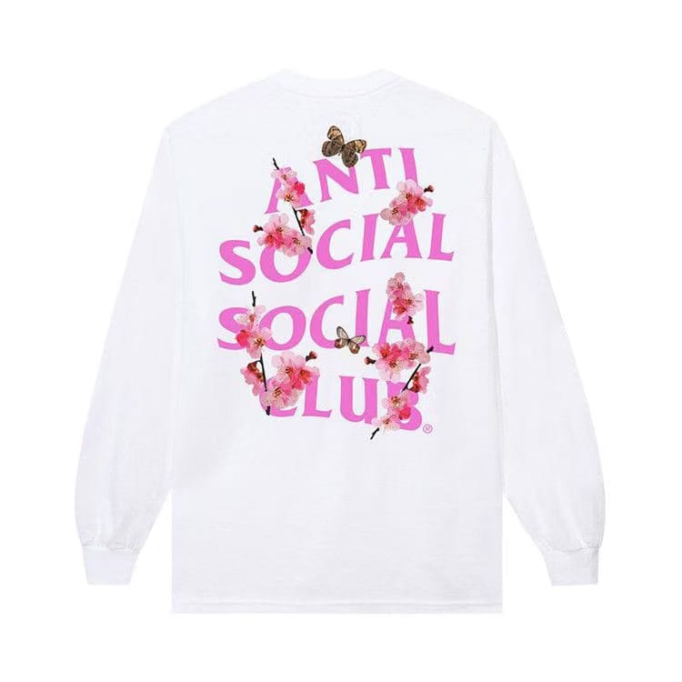Anti Social Social Club Kkotch Long-Sleeve T-Shirt White