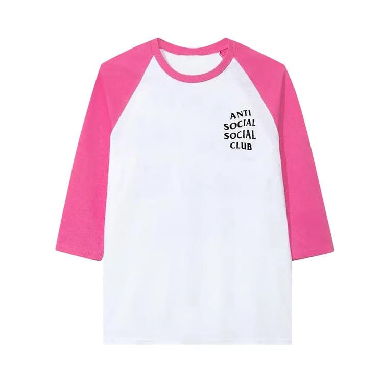Anti Social Social Club Boring Game T-Shirt Pink/White