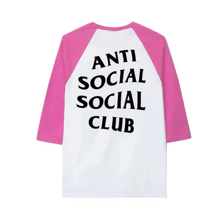 Anti Social Social Club Boring Game T-Shirt Pink/White