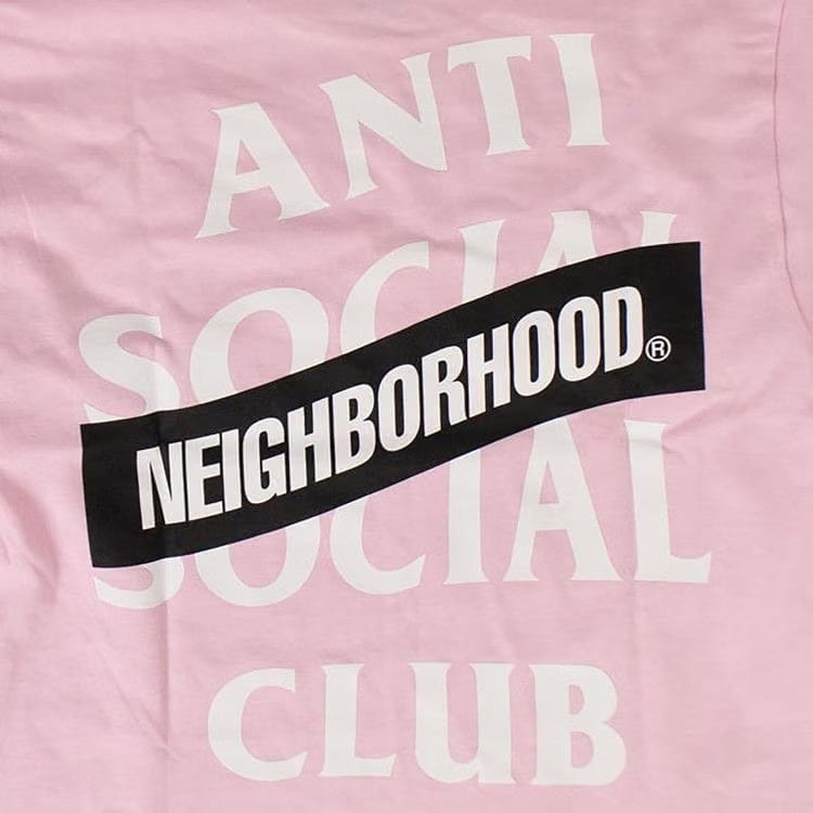 Anti Social Social Club x Neighborhood Long-Sleeve T-Shirt Pink