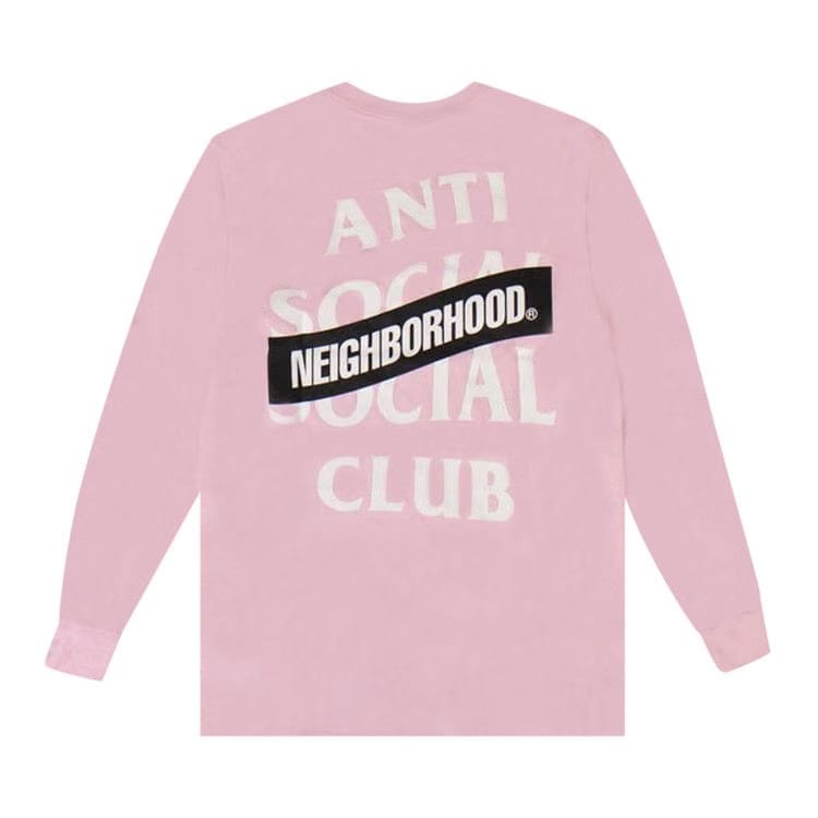 Anti Social Social Club x Neighborhood Long-Sleeve T-Shirt Pink