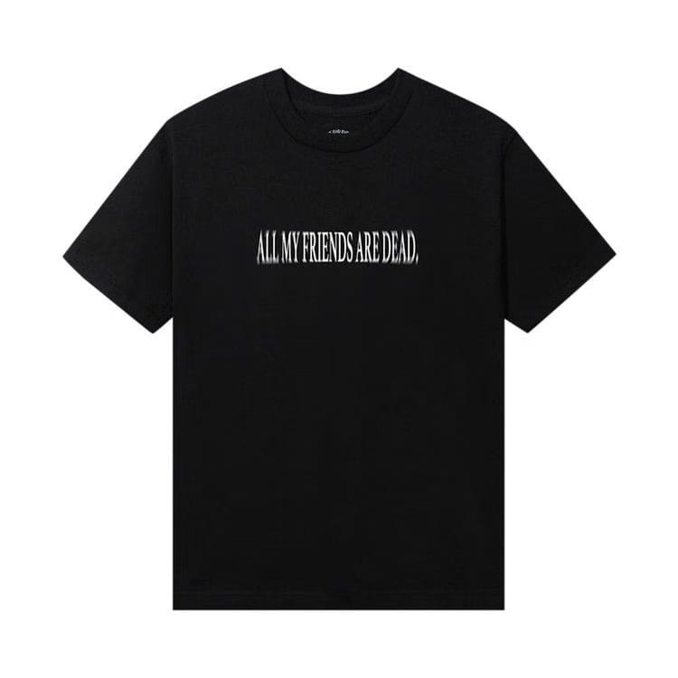Anti Social Social Club All My Friends Are Dead Presidents T-Shirt Black