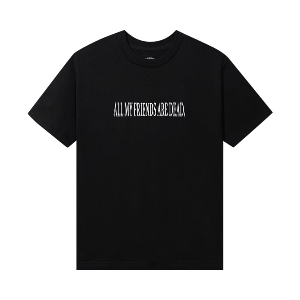 Anti Social Social Club All My Friends Are Dead Presidents T-Shirt Black
