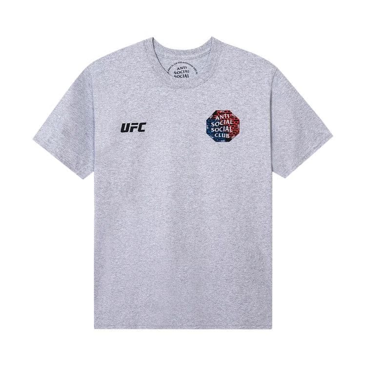 Anti Social Social Club x UFC Conned T-Shirt Heather Grey