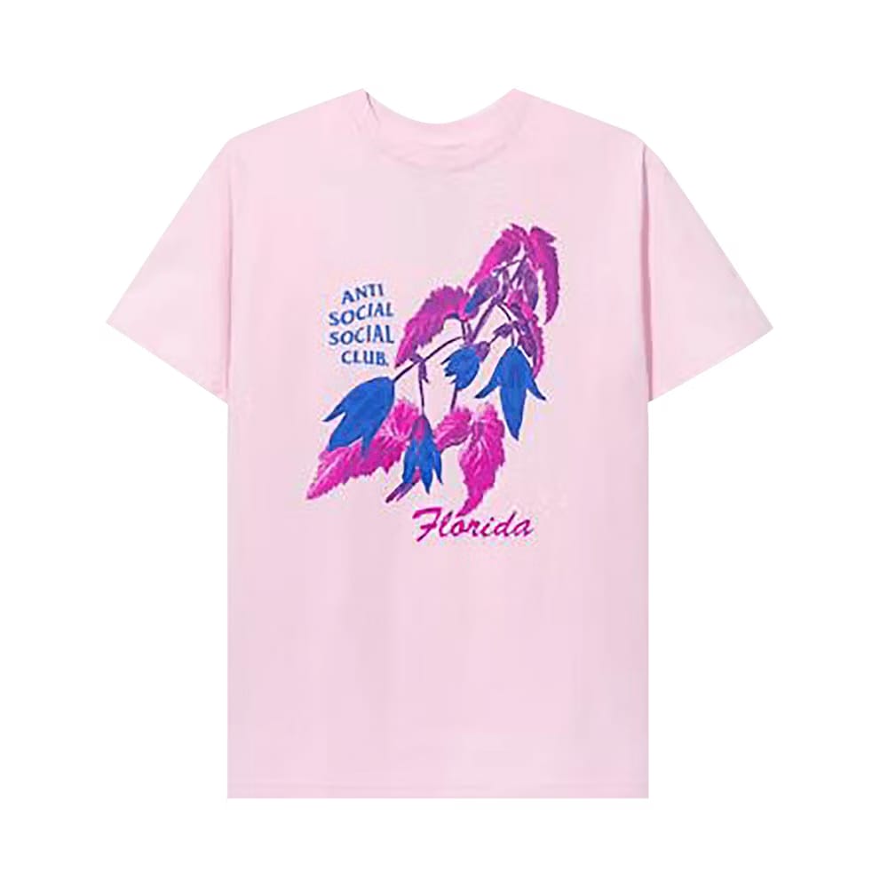 Anti Social Social Club Florida T-Shirt Pink
